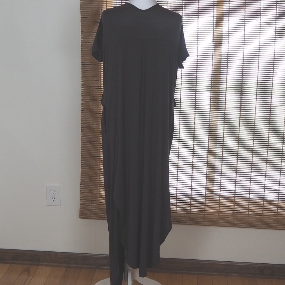 Latched Mama Tie Back Maxi Dress Women's XS/S Nursing Maternity Bump Friendly